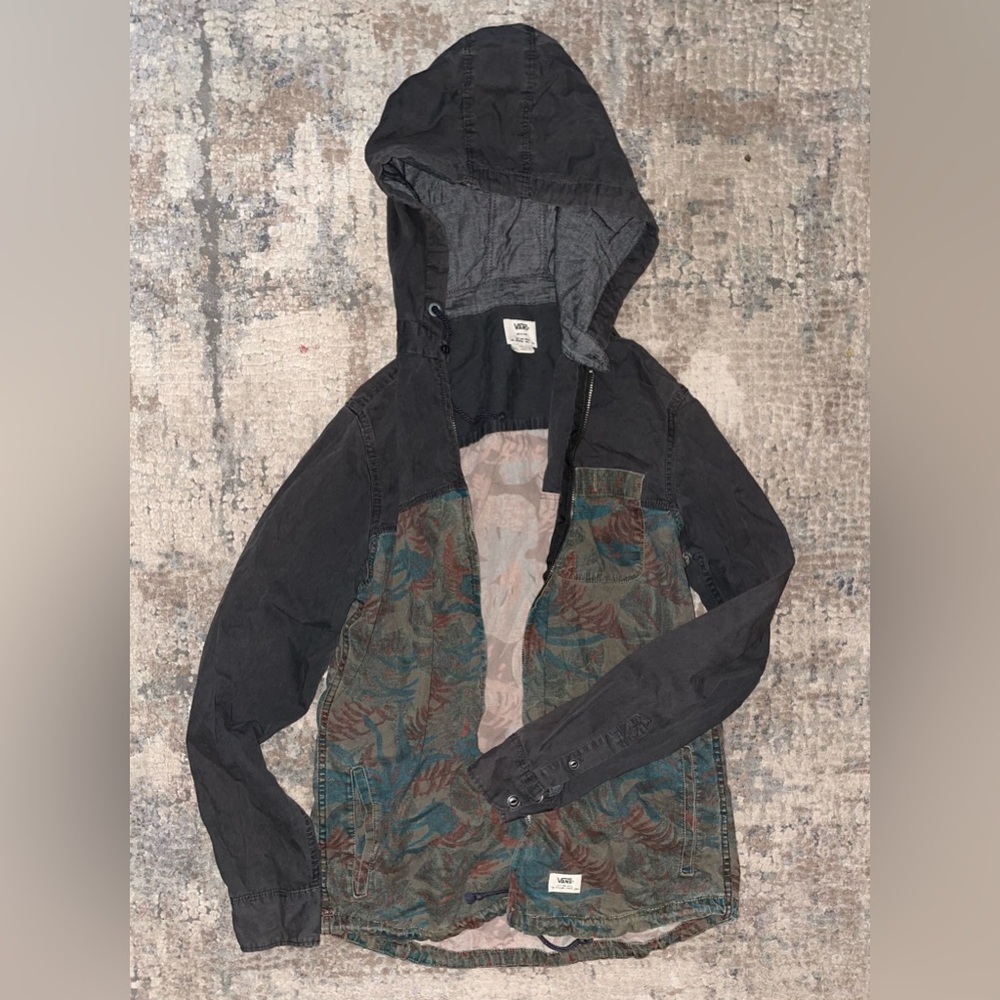 Vans Black and Green Utility Jacket